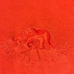 Hermès💕🌈 xl T-shirt logo vintage